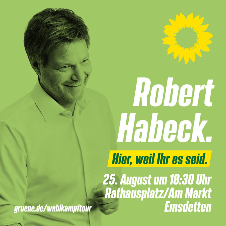 Robert Habeck in Emsdetten